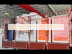 Elektrikli İndüksiyon Erime Fırını ve PLC Kontrol Sistemi ile Endüstriyel Metal Erime