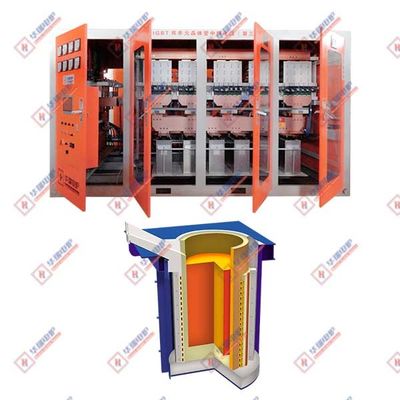 Enerji tasarrufu indüksiyonlu erime fırını düşük bakım endüksiyonlu erime fırını