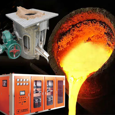 % 15 - % 20 Enerji tasarrufu Güvenlik Güvenilirliği ile Metal İndüksiyon Erime Fırını