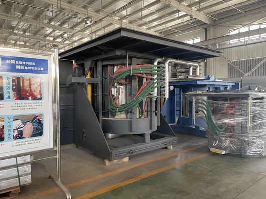 ISO9001 Güvenliği ve Düşük Gürültülü Orta Frekanslı Erime Fırını