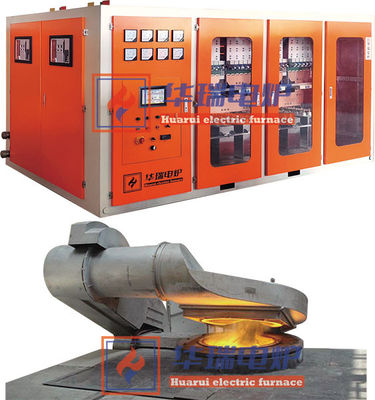 Orta frekanslı indüksiyon bakır erime ekipmanları Enerji tasarrufu