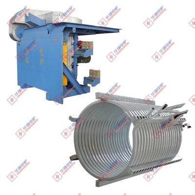 Yüksek hassasiyetli çelik kabuk fırını metal erime için yüksek güvenlik enerji tasarrufu