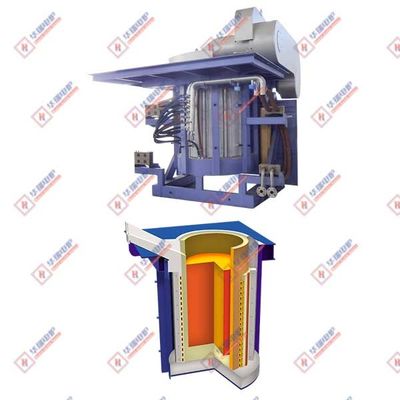 Enerji tasarrufu Erime elektrikli indüksiyon fırını Sistemi