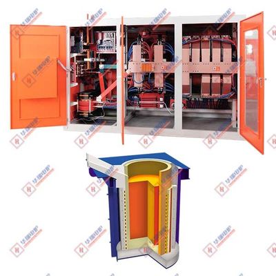 Hızlı Erime Hızı Endüksiyon Erime Fırını Güvenilir Kolay