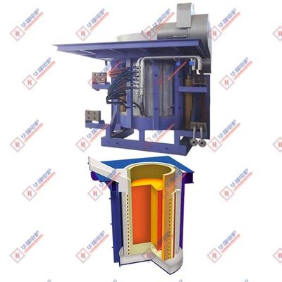 660V endüksiyon erime fırını Düşük güç tüketimi 3500KW