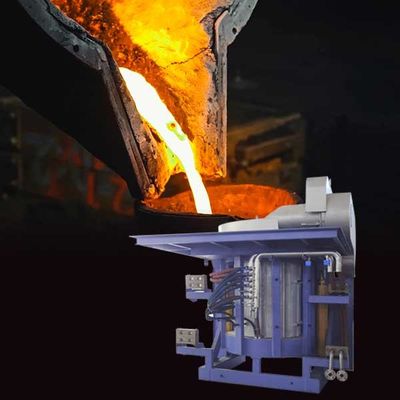 Düşük Gürültülü İndüksiyonlu Çelik Erime Makinesi