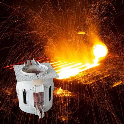 Enerji tasarrufu Elektrik indüksiyon fırını çelik erime düşük bakım