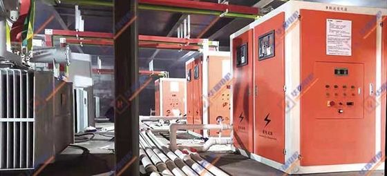 Güvenlik Metal Erime Fırını Güç Faktörü / Verimlilik Demir 530 Erime Tüketimi