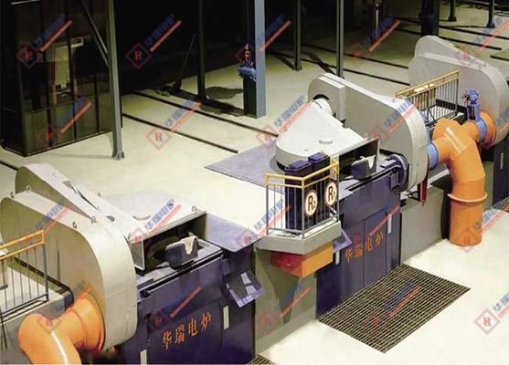 Verimlilik Metal Erime için Elektrikli Fırın Endüksiyon Erime Fırını Güç tasarrufu &gt;95% Güvenlik