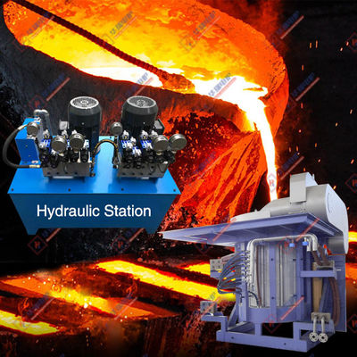 Metal endüstrisi için yüksek güvenilirlik orta frekanslı elektrikli erime fırını