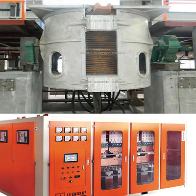 Yüksek Verimlilikli Elektrikli İndüksiyon Erime Fırını / Geliştirilmiş Güç Faktörüyle İndüksiyon Erime Fırını