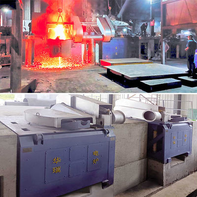Elektrikli İndüksiyon Çelik Isıl İşlem Fırını 1500-1700°C 20T Kapasite