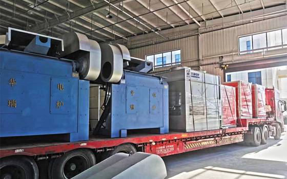 ISO9001 Endüstriyel Metal İşleme için AC Orta Frekanslı Erime Fırını
