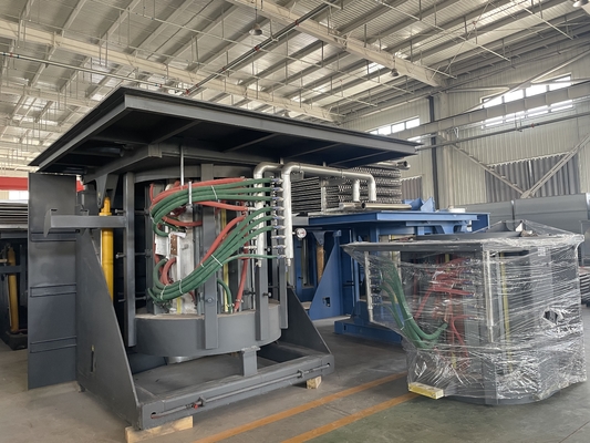 Kapalı soğutma kulesi olan yüksek verimli metal erime fırını