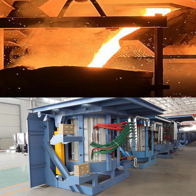 Endüstriyel metal işleme için hızlı erime süresi ve düşük başarısızlık oranına sahip yüksek güvenlikli demir erime fırını