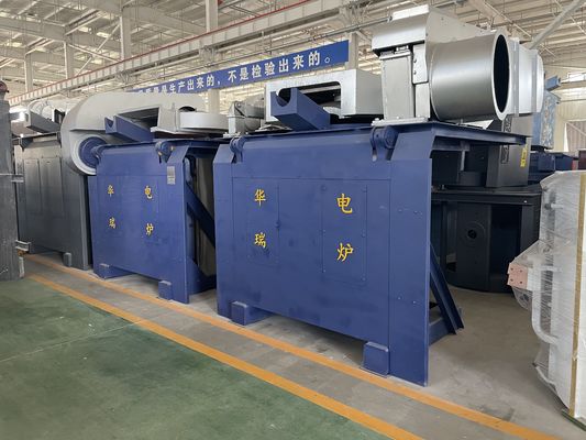 Kolay Kurulumlu 50 KW Güç Tüketimi ve 1600°C'ye Kadar Çalışma Sıcaklığına Sahip Demir Eritme Fırını